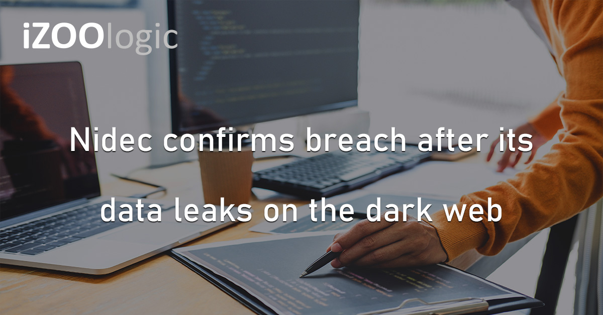 Nidec Japan IT Company Cyberattack Data Leak Dark Web