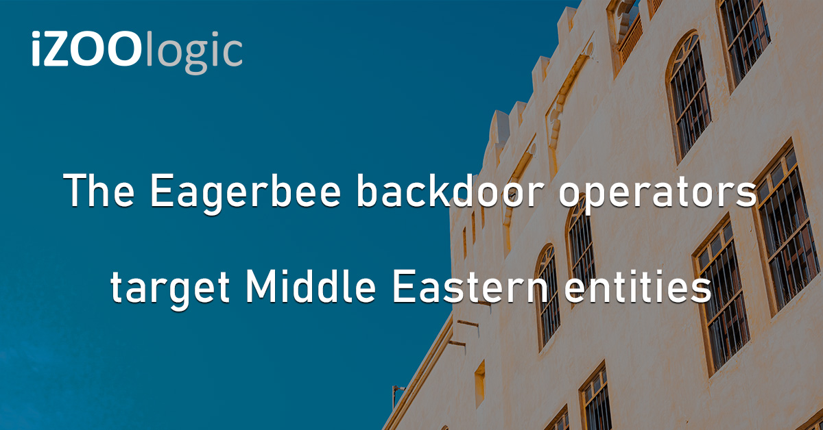 Eagerbee Backdoor Middle East Organisations Cyberattack ISP Malware Threat Actors