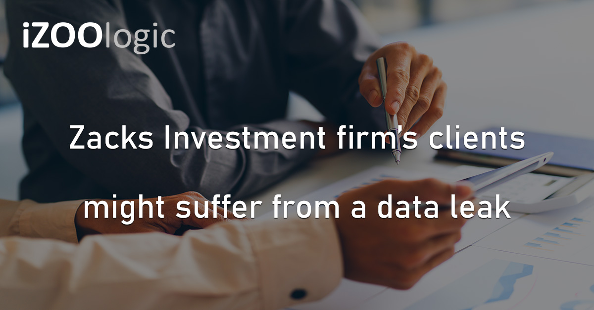 Zacks Investment Data Leak Cyberattack Hackers US