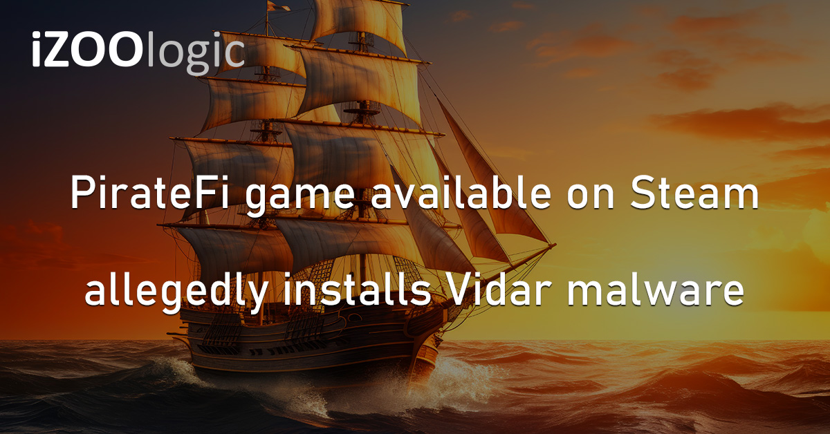 PirateFi Video Game Steam Vidar Malware Spyware