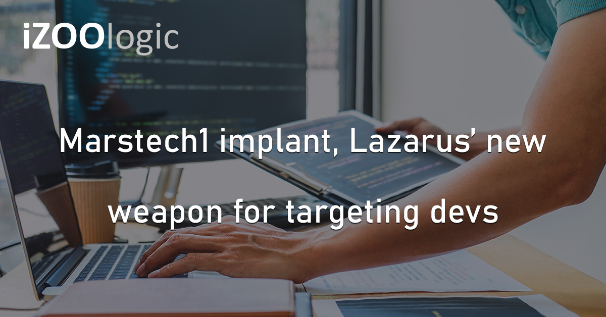 Marstech1 JavaScript Implant Lazarus Hackers Developers Malware