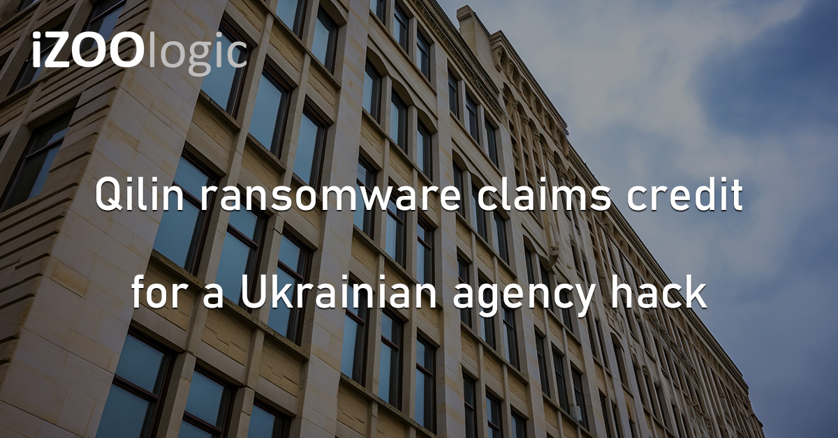 Qilin Ransomware Dark Web Ukraine APT Group Cyberattack