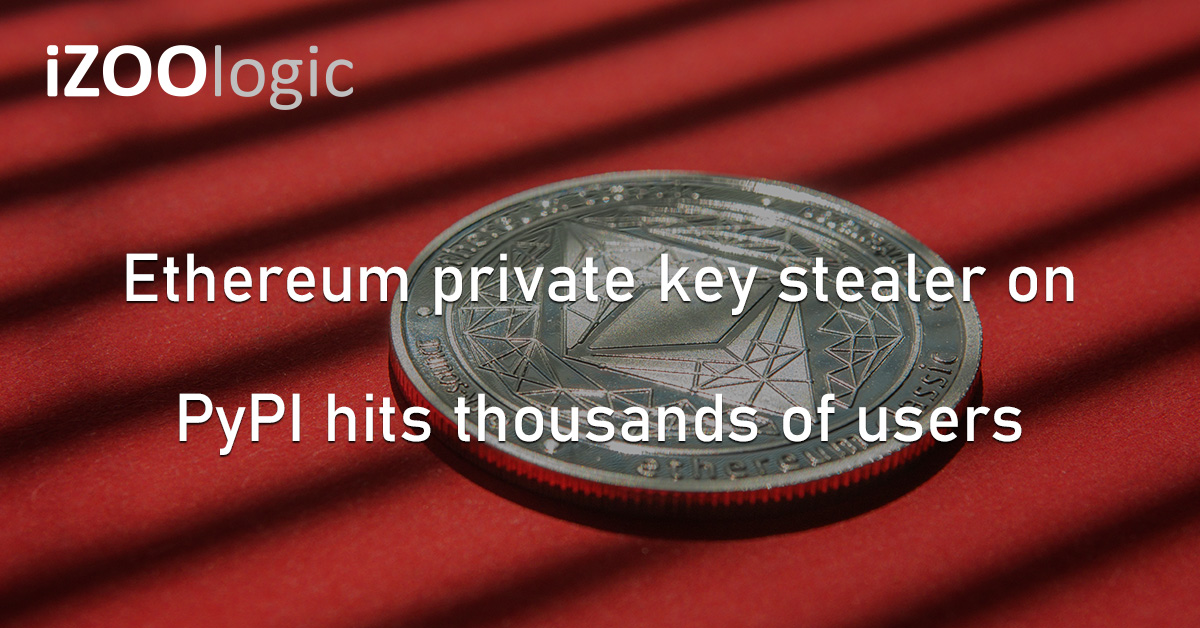 Ethereum Cryptocurrency Python Index PyPI Private Key Stealer