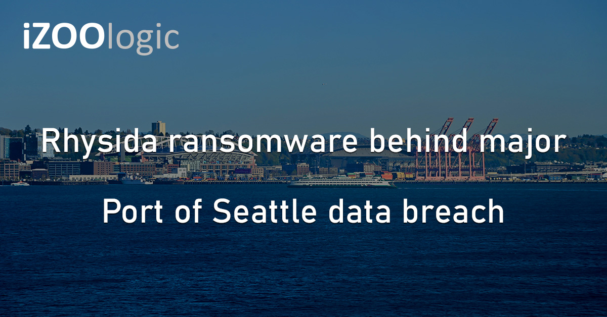 Port Of Seattle Data Breach Rhysida Ransomware