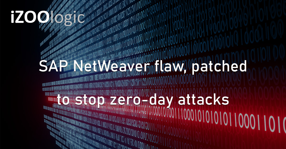 SAP NetWeaver Zero Day Cyberattack Patch