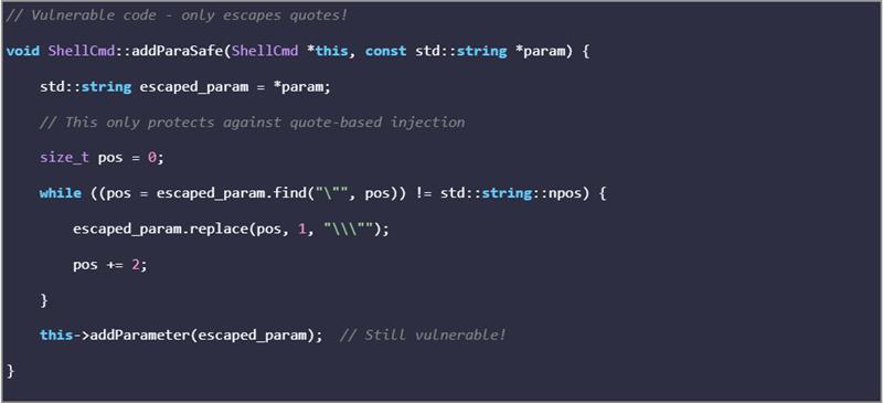 Vulnerable Implementation