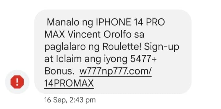 “Budol-budol” digital scams promising loans, prizes, or investments.