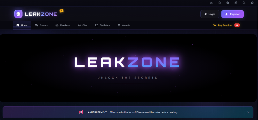 New Underground Forum LeakZone Detected